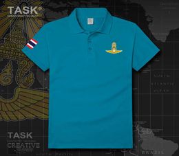 Air Force Thailand Thai TH THA Mens Clothes Short Sleeve Polo Shirt Mens Casual Summer Comfort Loose Tops Sports Jerseys Fashion H4929044