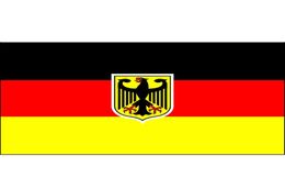 90150cm German State Ensign Flag Vivid Color and UV Fade Resistant 100 Polyester Germany Eagle Banner with Brass Grommets8895176