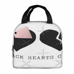 yungblud Black Hearts Club Lunch Tote Lunch Bags Insulati Bags Thermal Bag For Food q1jq#