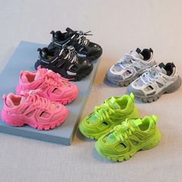 2024 child love Kid fashion shoes for children basketball sneakers baby boy athletic shoe hook loop designer for youth boy toddlers EU 26-35 N4