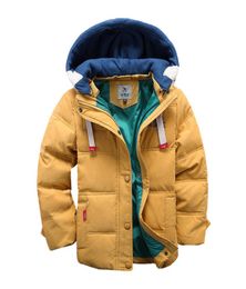 children Down Parkas 410T winter kids outerwear boys casual warm hooded jacket for boys solid boys warm coats8522529