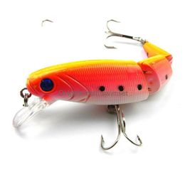 100Pcs Isca Artificial Jointed Lure Fishing Crankbait Hard Bait Swimbait Pesca Lures For Bass Pike Drop Delivery Dhmd1