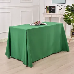 Table Cloth 2024 The Tablecloth Pure Color Conference Exhibition Desk Set Of Rectangle _Jes3053