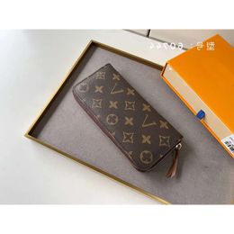 Womens designer high-quality wallets luxurys Clemence zipper coin purse classic-flower letter long card holder female fashion small clutch bag original