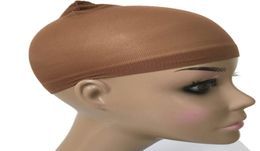 Deluxe Wig Cap 24 Pieces HairNet Black Brown Blonde Colour WeavingCap for Wearing Wigs Snood Nylon Mesh Caps5915601