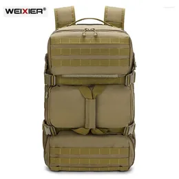 Backpack 65L Tactical Military Outdoor Shoulders Package Waterproof Nylon Trekking Climbing High Capacity Travelling Bag Mochila