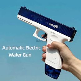 Gun Toys Automatic Water Gun pistol 10M Long Range Portable Gun Children Summer Beach Outdoor Fight shooting Toy for Boy Kid Girl Gifts 240416