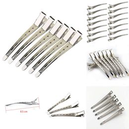 New 5Pcs Barrettes Headwear Stainless Hairdressing Clips Clamp Salon Hairpins Accessories DIY Hair Styling Tools