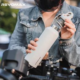 RevoMax Double Wall Insulated Water Bottle Outdoor Travel Sports Bottles Stainless Steel 600ml Thermos For Tea Thermal Cup 240402