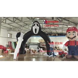 Mascot Costumes Halloween Ghost Gate Iatable Decoration Advertising Materials Party Props Customized by Manufacturers