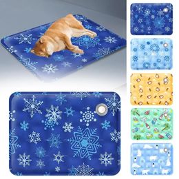 Pet Ice Pad Keep Cool In Summer For Dogs And Cats Resistant To Punctures Scratches Washable Sleeping P8F3 240416