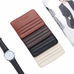 ultra Slim Frt Pocket Wallet Mens Women Wallet With Card Slots Travel Credit Card Holder Wallet Mey Clip 2023 z0Rl#