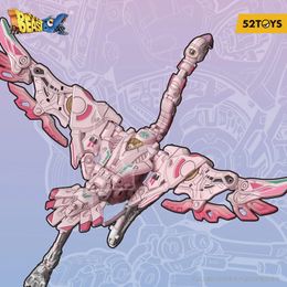 52TOYS Beastbox BB53 FLOYD Flamingo Deformation Toys Action Figure Collectible Converting Gift for teens and adults 240402