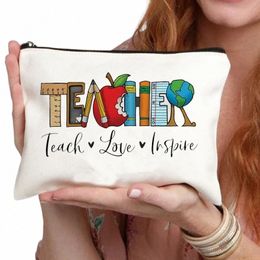 lipstick Bag Travel Makeup Bag Makeup Bag BagsWomen School Teacher Gift Cosmetic Pouch Wallet Portable Organiser Pouch t6Kv#