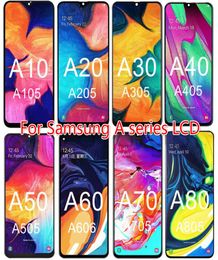 With frame Cell Phone Touch Panels For SAMSUNG GALAXY A10 M10 A20 A205 A30 A305 A40 A50 A505 A60 A70 A705 A80 LCD Display Touch Sc9798439