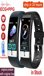 2020 Smart Watch Men E66 Body Temperature ECG PPG Waterproof Sport Bracelet Blood Oxygen Heart Rate Smartwatch For iOS Android4461393