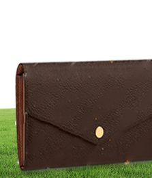Ladies Fashion Casual Designer High Quality TOP SARAH Wallet KEY POUCH M60531 N60114 M61182 Leather Envelope Wallets Credit Card H1068127
