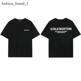 Cole Buxton Designer Men's T-shirts Streetwear Letter Printed Casual Fashion Short Sleeve Women Round Neck European Cole Buxton T Shirt 9389