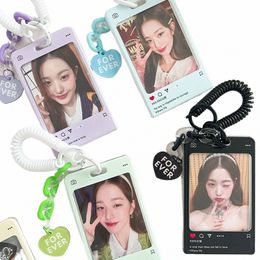 ins Star Acrylic Photocard Holder Korean Kpop Idols Photo Frame 3 Inch Cute Sweet Card Display Stand Desktop Decor Card Sleeve o1hX#