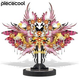 3D Puzzles Piececool Model Building Kits Flamingo Assembly 3D Puzzle Metal Jigsaw DIY Kits for Adult Teen Birthday Gifts Y240415