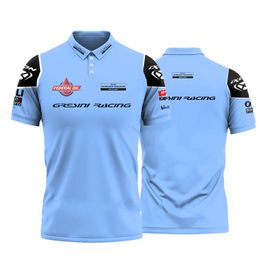 Mens Polo shirt 2024 Summer Moto Race Gresini racing Team No. 93 Driver Mark marquez Fan Outdoor Sports POLO Tops 240416