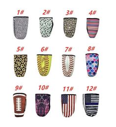 Leopard Print Rainbow Mermaid Water Bottle Cover Neoprene Insulated Sleeve bag Case Pouch for 30oz Tumbler Cup5759383