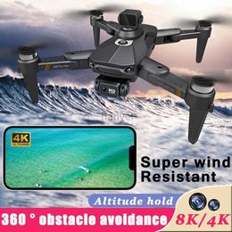 Drones K80 Drone with Camera 360 Obstacle Avoidance Professional Aerial Photography Helicopter 4K Dual ESC Camera Quadcopter Drone Toy 240416
