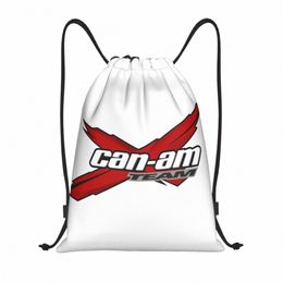 can Am BRP ATV Logo Drawstring Bags Women Men Portable Sports Gym Sackpack Training Backpacks j18m#