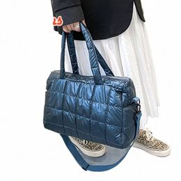 yogodlns Luxury Space Padded Cott Handbag Big Capacity Shoulder Bag Waterproof Nyl Bag Travel Down Crossbody Bag Purse Bolsa d8zA#
