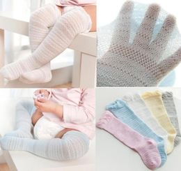 JAYCOSIN New 04Years Cute Baby Boys Girls Cotton Mesh Breathable Soft Socks Newborn Infant Nonslip Long Socks Kids Knee High9940226