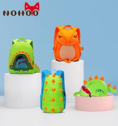 NOHOO Toddler Kids Dinosaur Backpack for Boys Children Dinosaur Bookbag Toys Bag Waterproof 3D Cartoon Girls Preschool Backpack LJ8796569