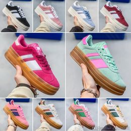 Bold Platform 00s Outdoor Shoes Designer Shoes Sneakers Height Raising Casual Shoes Pink Glow Pulse White Solar Super Pop Pink Almost Yellow Women Sports Sneakers