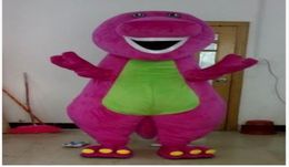 Selling Barney Dinosaur Mascot Costume Movie Character Barney Dinosaur Costumes Fancy Dress Adult Size Clothing 4231450