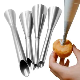 Baking Tools Stainless Steel Puff Cake Icing Piping Tips Cream Cupcake Butter Tube Nozzle Decorating Frosting Kitchen Accessories