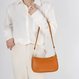 Bag Hit Color Underarm Bags Retro Women PU Leather Totes Small Shoulder Handbags Casual Travel Clutch