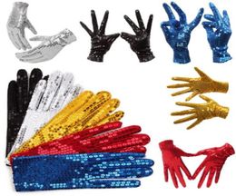 NEW ARRIVAL Kid Boys Girls Shining Sequin Sequined Glitter Gloves Dance Party Fancy Costume Children Gloves 12pairs24pcs4323068