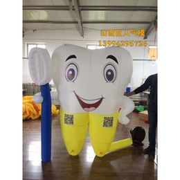 Mascot Costumes Iatable Advertisement Tooth Model Iatable Toothbrush