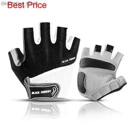 Cycling Gloves 10Pair Outdoor Summer Mens Womens Sports Cycling Half Finger Fitness Shock Absorption Breathab Gloves L48