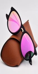Top quality 4171 brand sunglasses women men Erika model for man woman polarized UV400 lens Retro Eyewear with Original Leather cas1372156