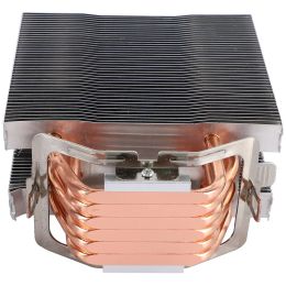 Pads Fanless CPU Cooler 12Cm Fan 6 Copper Heatpipes Fanless Cooling Radiator for LGA 1150/1151/1155/1156/1366/775/2011 AMD