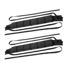 Universal Soft Car Roof Rack Pads Crossbar Pad Premium with Tie Down Straps for Surfboard Paddleboard Surfing Ski 240410