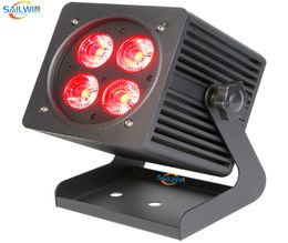 New 4X18W Outdoor Waterproof Battery Powered RGBAW UV Rechargeable LED Stage Par Light Smart LED UPLIGHT7862363