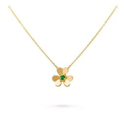 frivole pendant necklace 3 leaf clover necklace Multiple specifications Multiple styles gold rose gold silver crystal diamond neck1375816