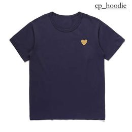 Commes Des Garcon Designer Tshirt Red Heart Fashion Men and Female Couple Short Sleeve Cdgs T Shirt Loose Quick Dry Cotton Embroidered Commes Des Garcon T Shirt 7237