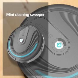 Robot Vacuum Cleaner Lightweight Smart Robotic MultiMode Mini for Low Carpet Pet Hair Hard Floors 240408