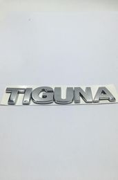 Car Rear Trunk Lid Chrome Emblem Badge Tiguan Letter Logo Sticker fit for VW Tiguan7969585