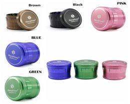 63mm SharpStone Version 20 Herb Grinder 63mm 4 Layers Aluminum Metal Tobacco Smoking Sharp Stone Grinder Smoking Accessories OOA58246074