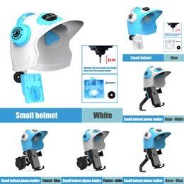 2024 Motorcycle Phone Stand With Helmet Rainproof Sun Visor Handlebar Mount Motor GPS Navigation Mobile Phone Rearview Mirror Holder