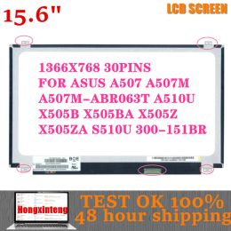 Screen 15.6"SLIM 30PINS WXGA FOR ASUS A507 A507M A507MABR063T A510U X505B X505BA X505Z X505ZA S510U 300151BR Laptop LCD LED Screen