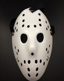 2017 Halloween WHite Porous Men Mask Jason Voorhees Freddy Horror Movie Hockey Scary Masks For Party Women Masquerade Costumes7462352